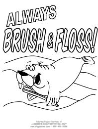 dental coloring pages  teeth  toothbrushes  dental