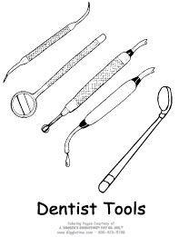 dentist coloring pages giggletimetoys