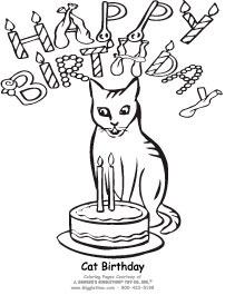 Birthday Coloring Pages Giggletimetoyscom