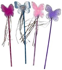 Large Flower and Butterfly Wands