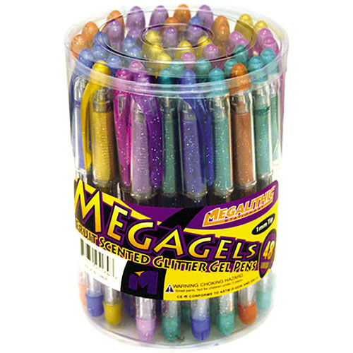 HUGE savings on metallic markers, glitter gel pens & oil pastels
