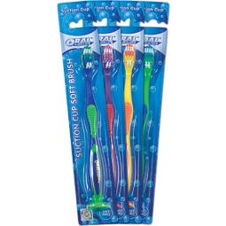 Oral Choice® Childrens Suction Cup Soft Toothbrush