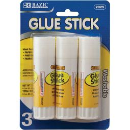 0.7 oz Large Glue Stick (3 Pack)