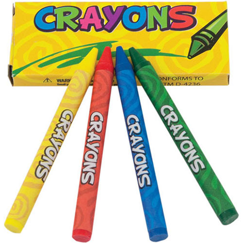 4 Pack Of Crayons