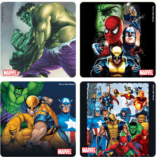 Marvel Heroes Sticker | Giggletimetoys.com