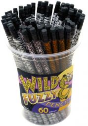Wild & Fuzzy Pencils in a Tub