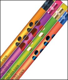 Personalized Paw Print Mood Pencils