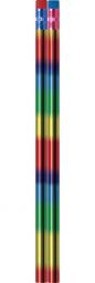 Rainbow Metallic Foil Pencils