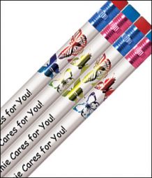 Butterfly Foil Pencils - Personalized